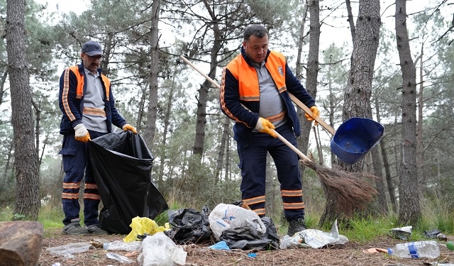 Aydos Ormanı’nda hummalı temizlik çalışması (7)